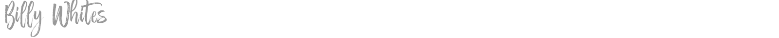Billy Whites font preview